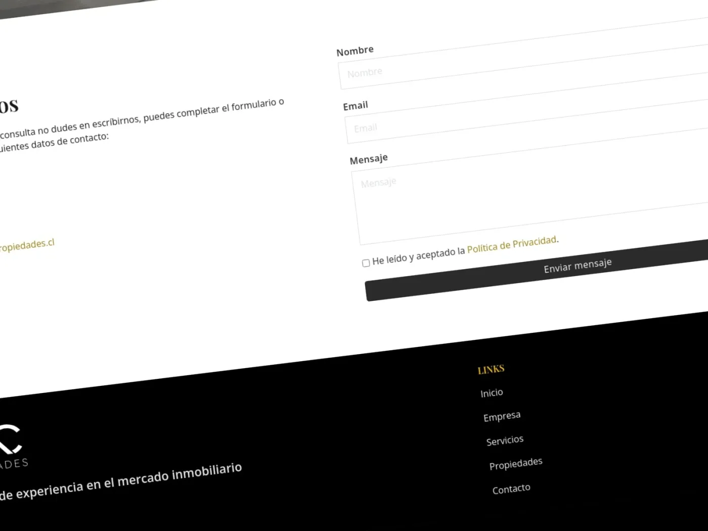 Sección 3 del sitio AMC Propiedades