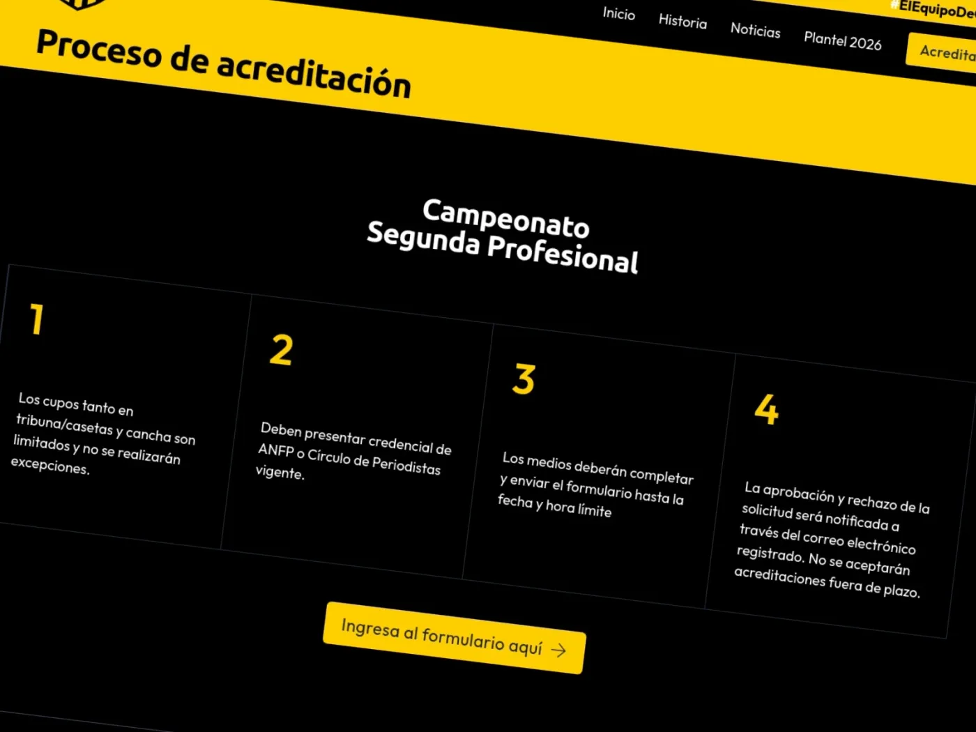 Sección 4 del sitio Concón National