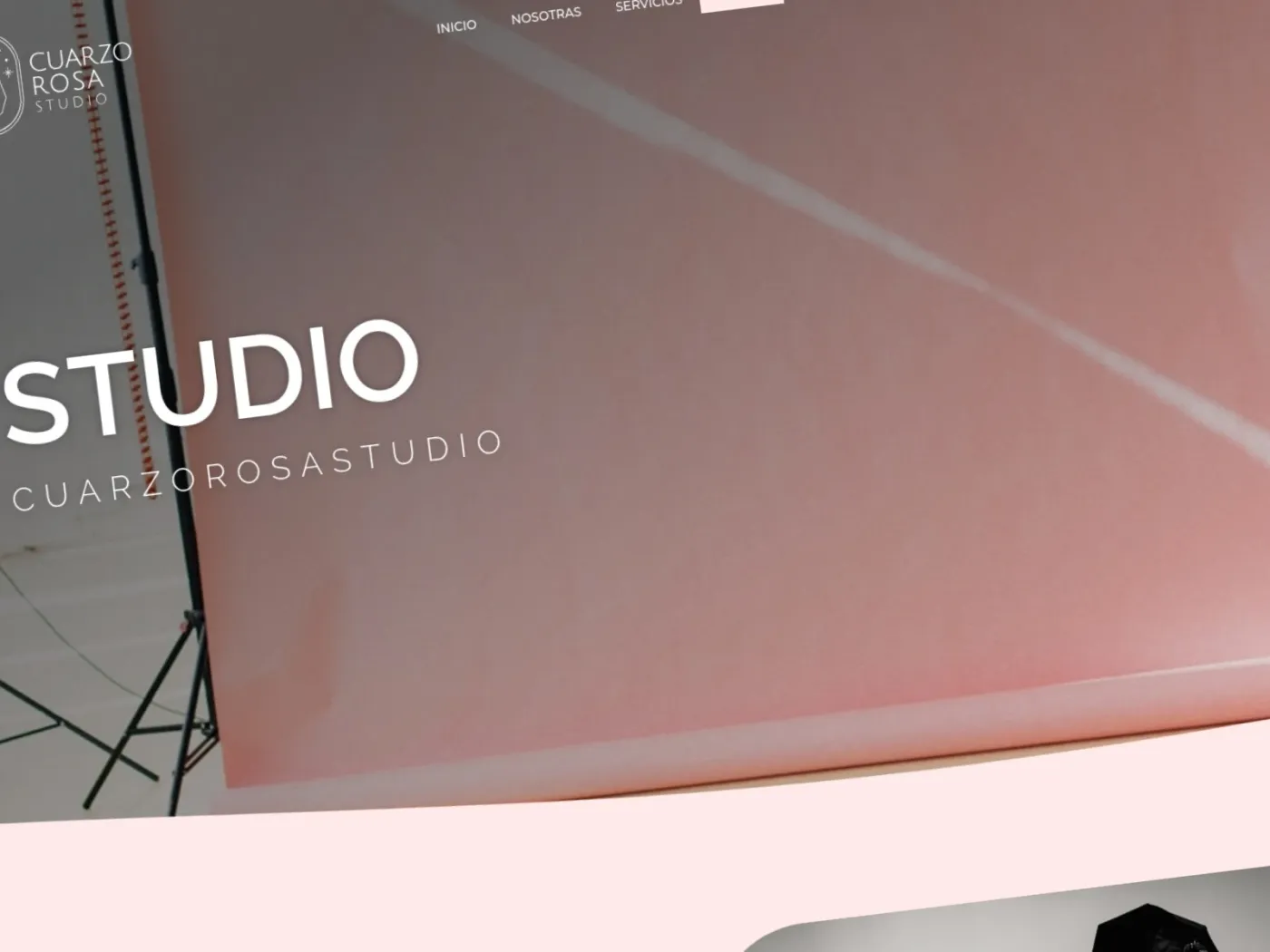 Sección 3 del sitio Cuarzo Rosa Studio