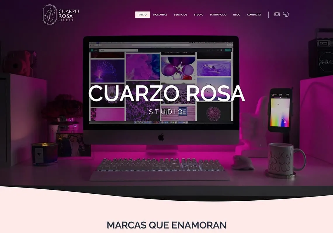 Proyecto Cuarzo Rosa Studio
