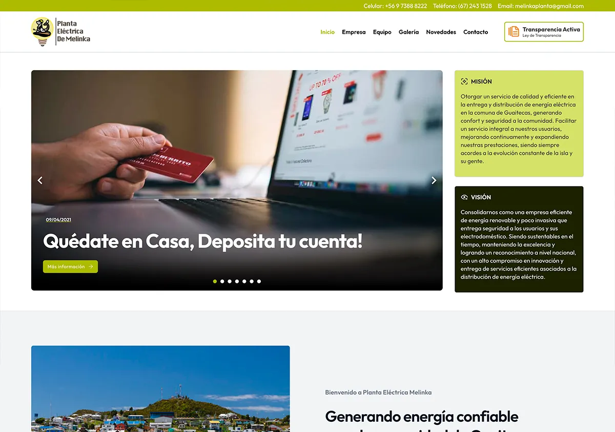 Proyecto Eléctrica Melinka