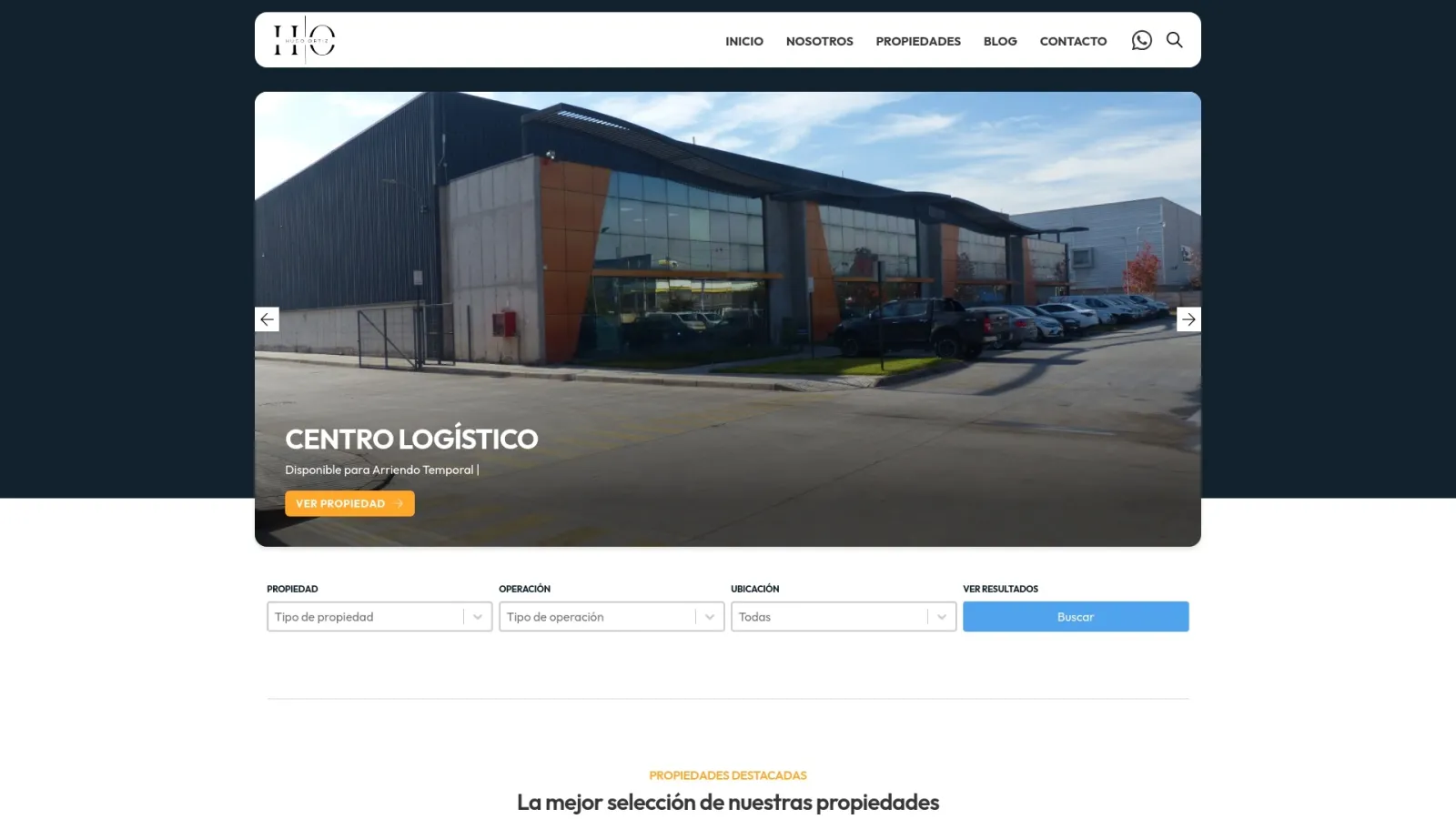 Proyecto Hugo Ortiz Propiedades