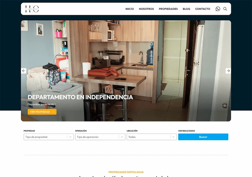 Proyecto Hugo Ortiz Propiedades