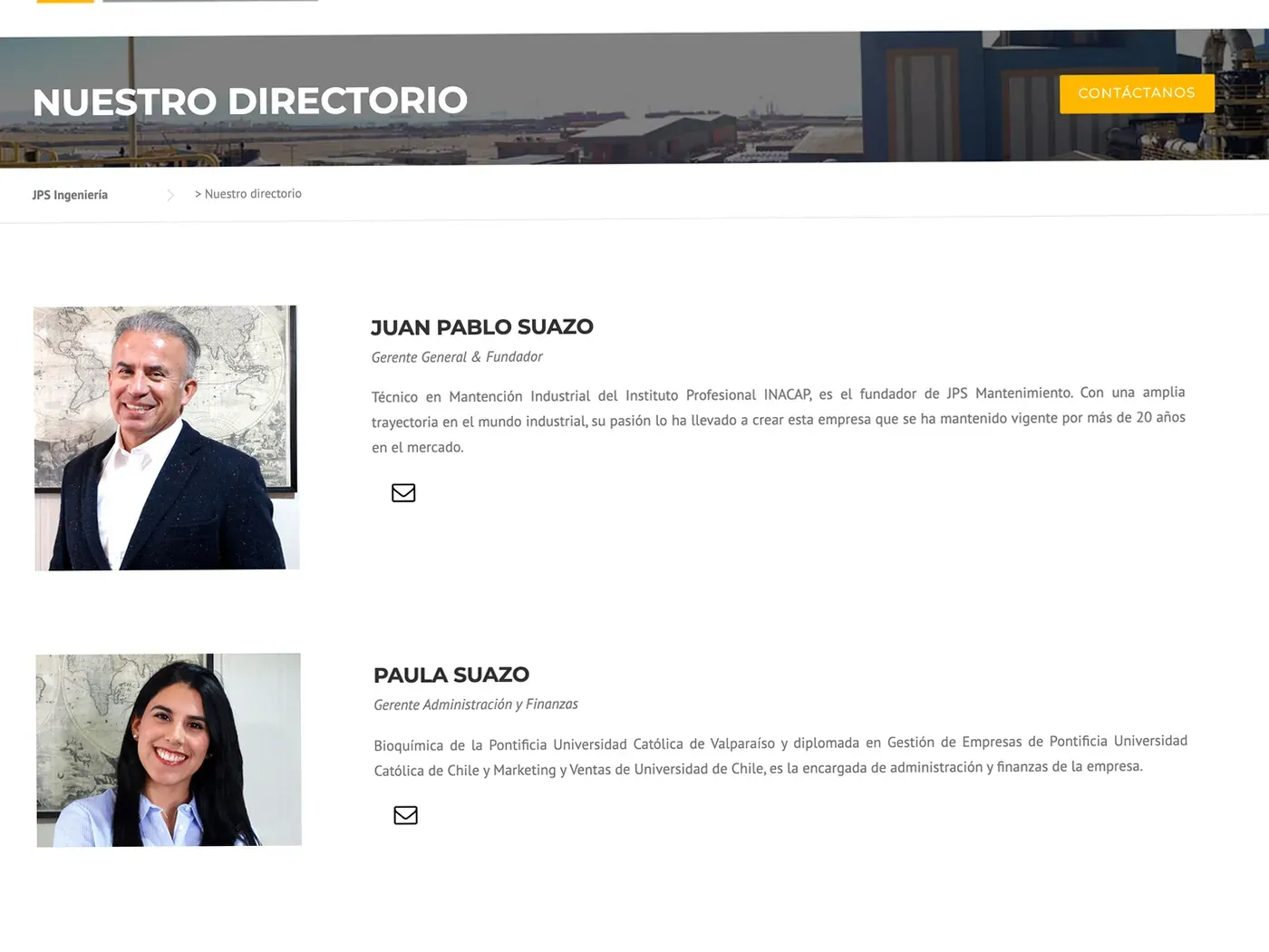 Sección 4 del sitio JPS Mantenimiento