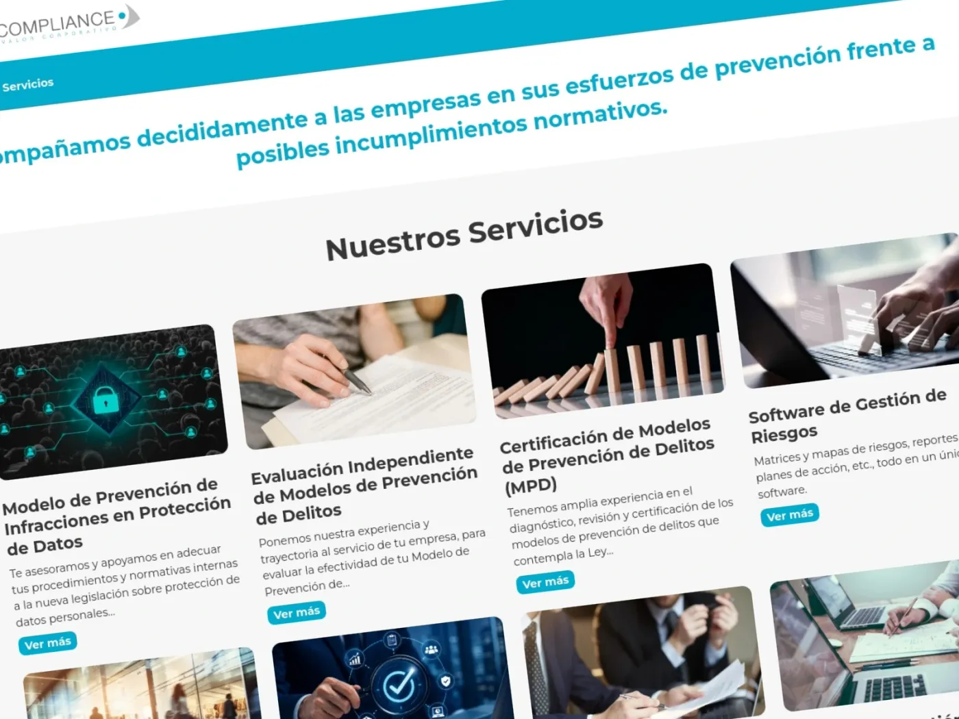 Sección 1 del sitio MC Compliance
