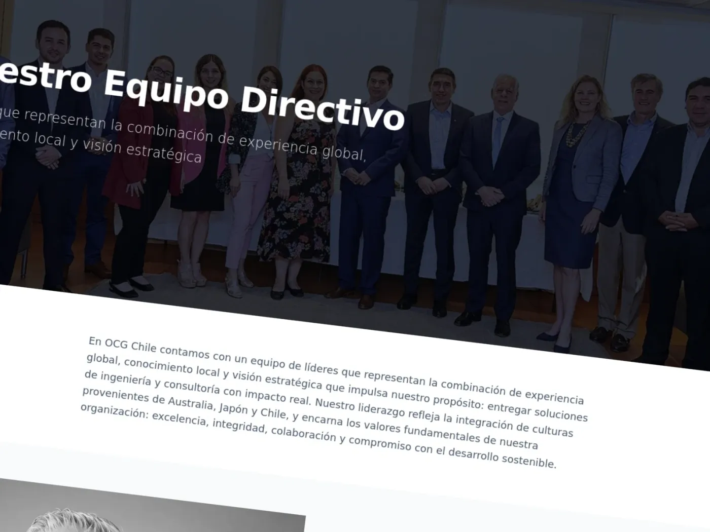 Sección 4 del sitio OCG Chile