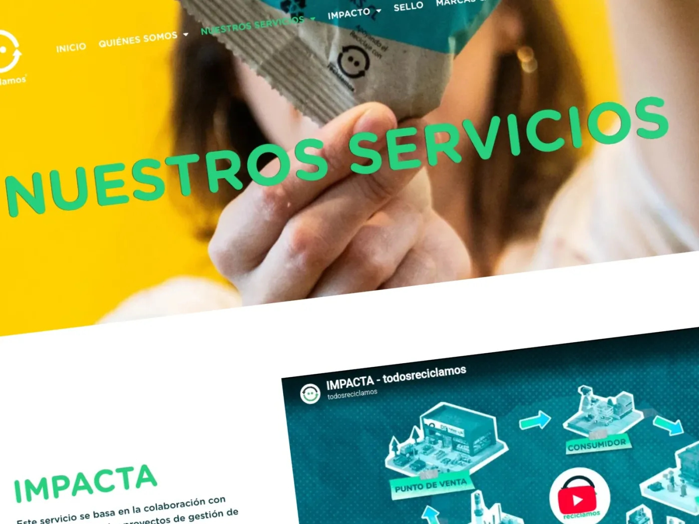 Sección 3 del sitio Todos Reciclamos