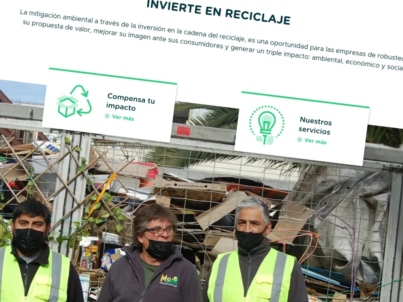 Sección 6 del sitio Todos Reciclamos